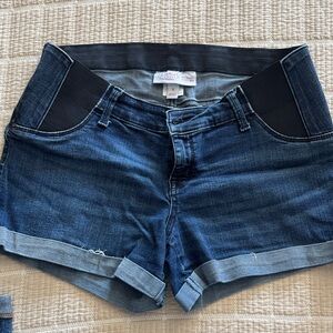 Isabel Maternity by Ingrid & Isabel Dark Blue Jean Shorts